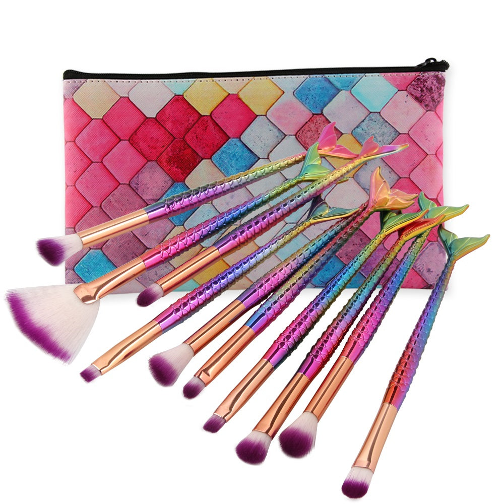 Mermaid Makeup Brush Set